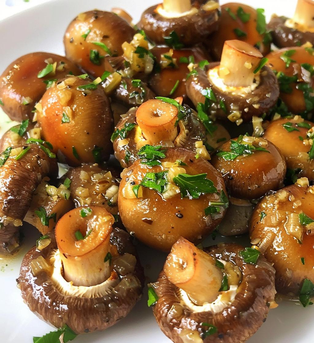 Garlic Herb Mushrooms
