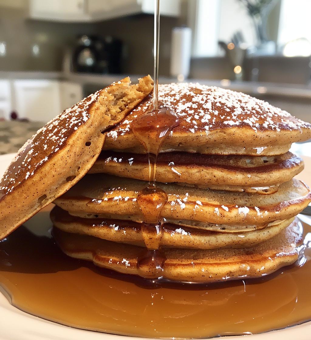 Gingerbread Pancakes - detail 1