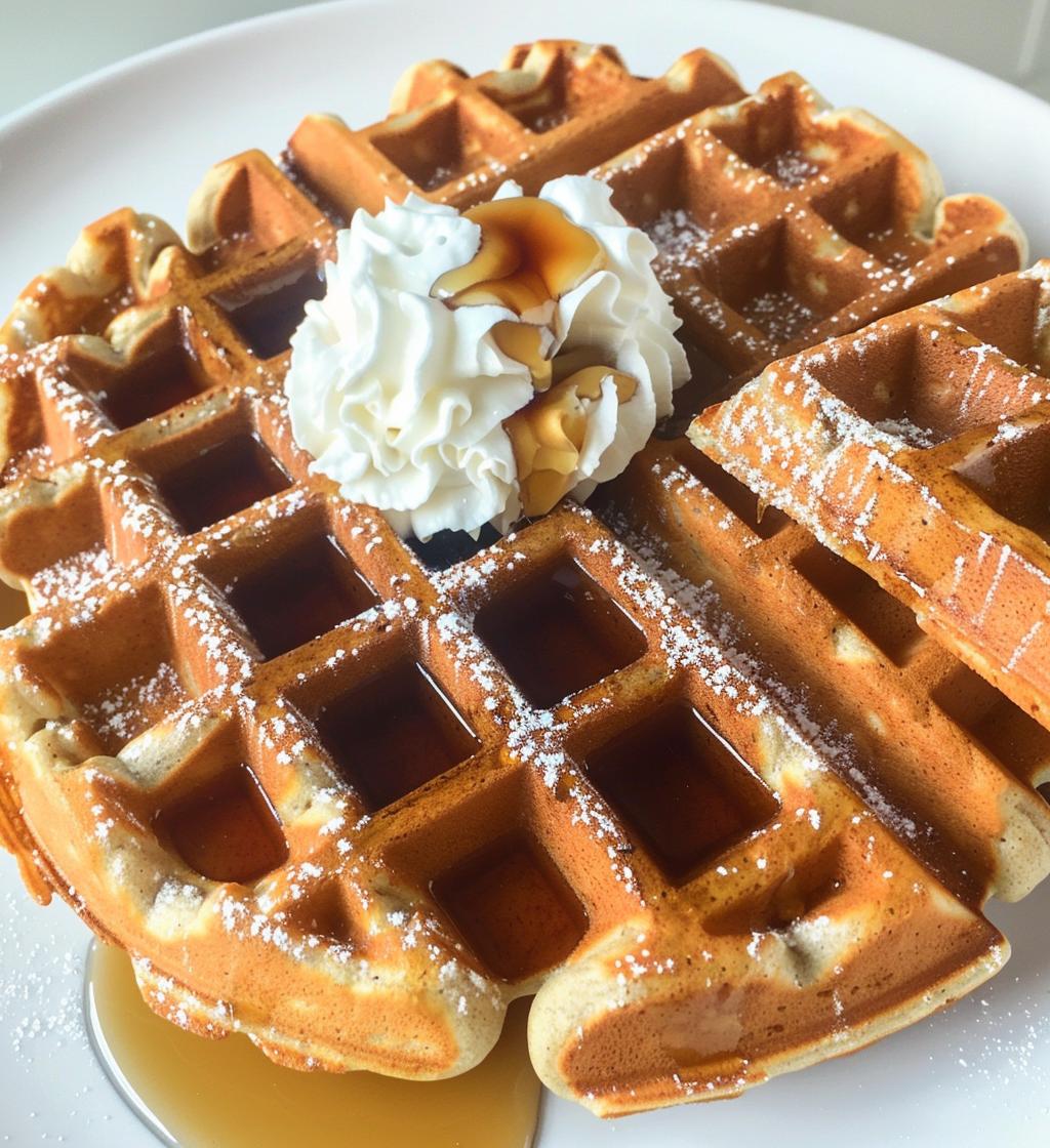 Gingerbread Waffles - detail 1