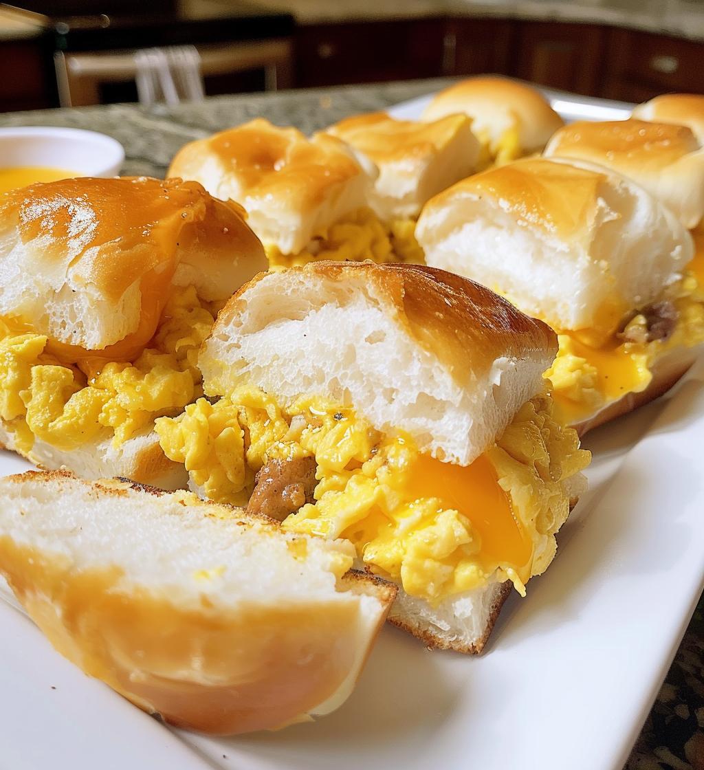 Holiday Breakfast Sliders - detail 1