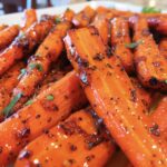 Honey Garlic Roasted Carrots