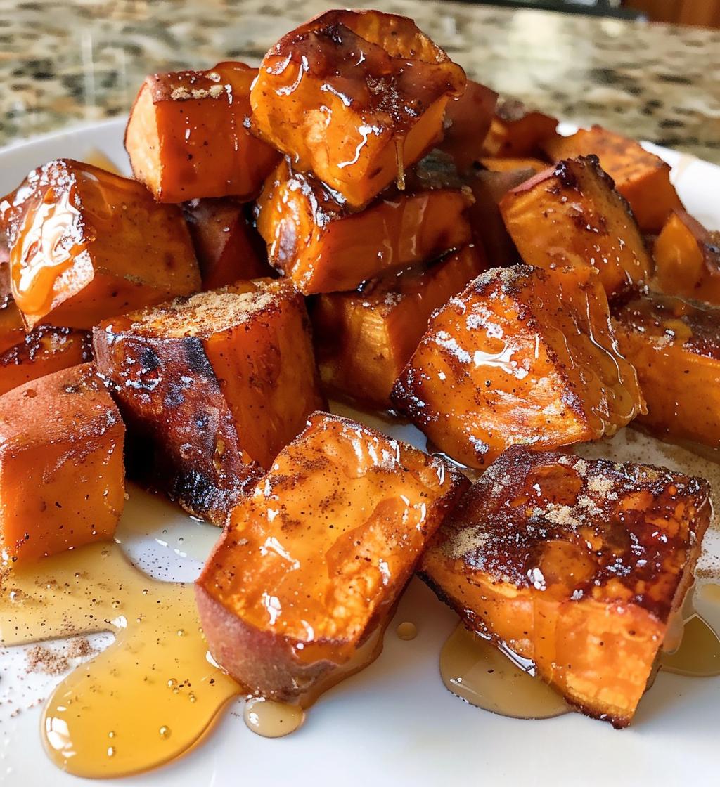 Honey Roasted Sweet Potatoes - detail 1