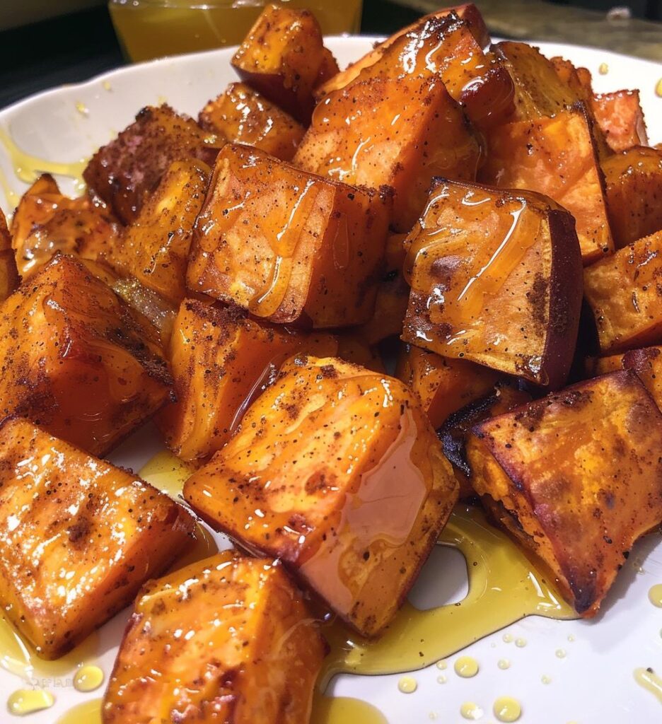 Honey Roasted Sweet Potatoes