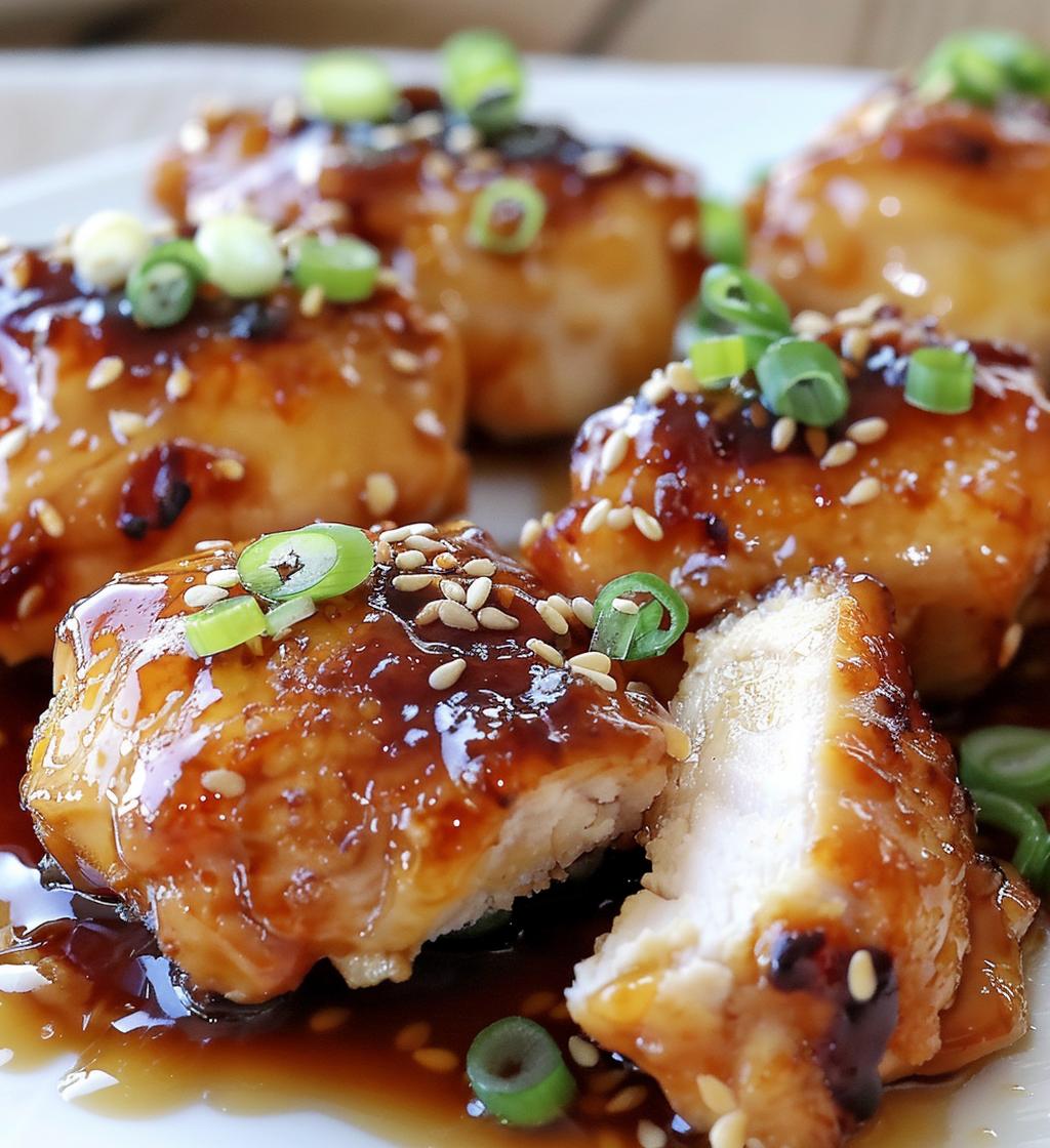 Honey Soy Glazed Chicken Bites - detail 1