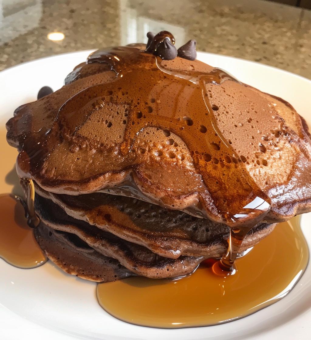 Hot Cocoa Pancakes - detail 1