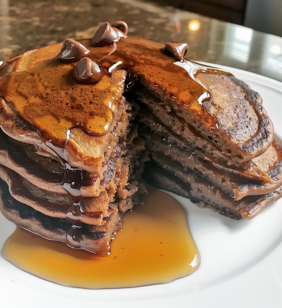 Hot Cocoa Pancakes