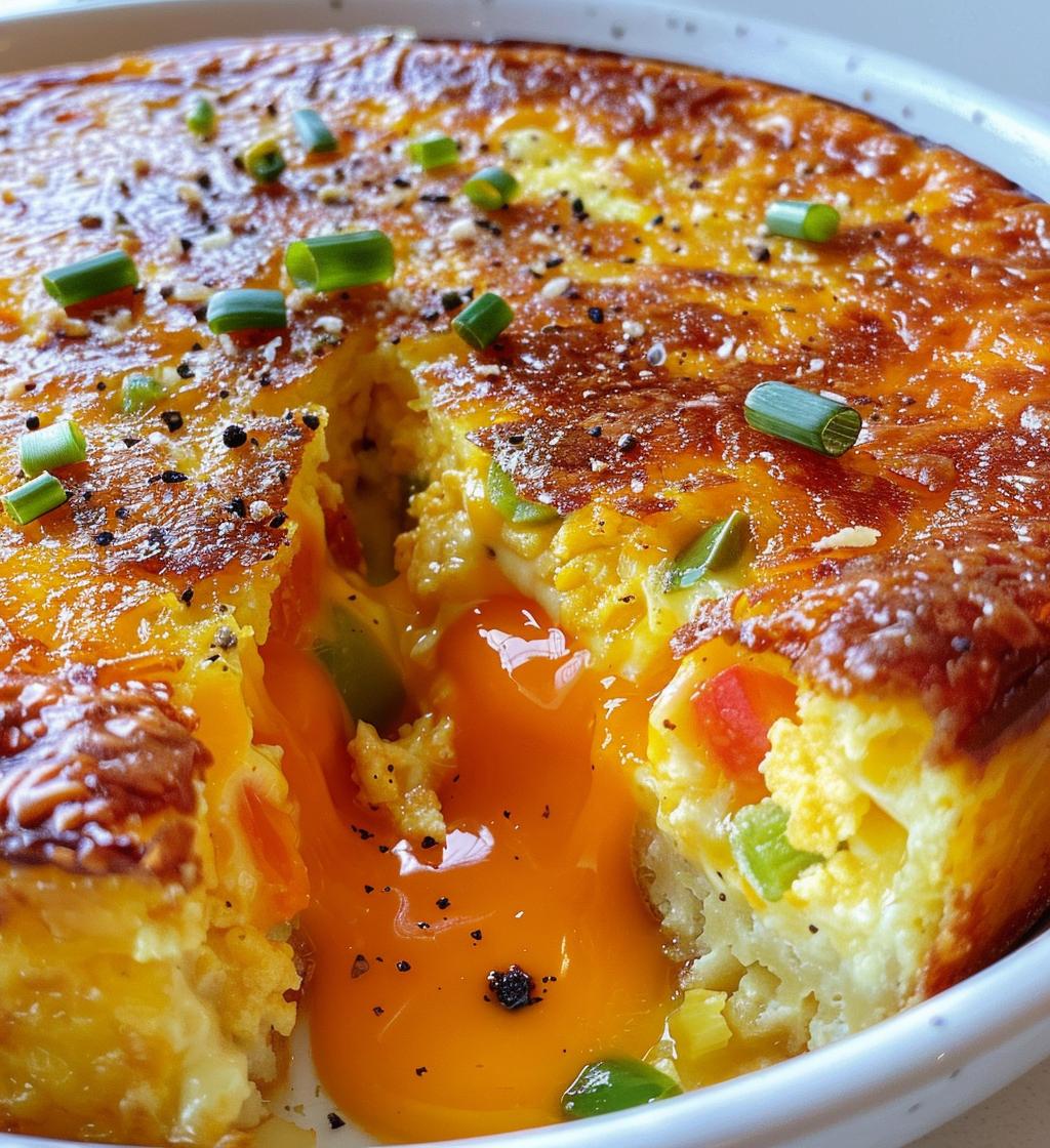 Keto Egg & Cheese Breakfast Bake - detail 1