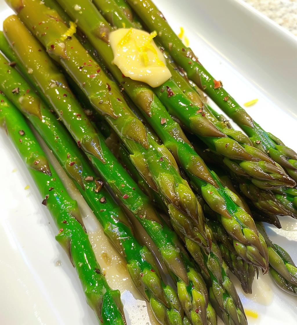 Lemon Butter Asparagus - detail 1