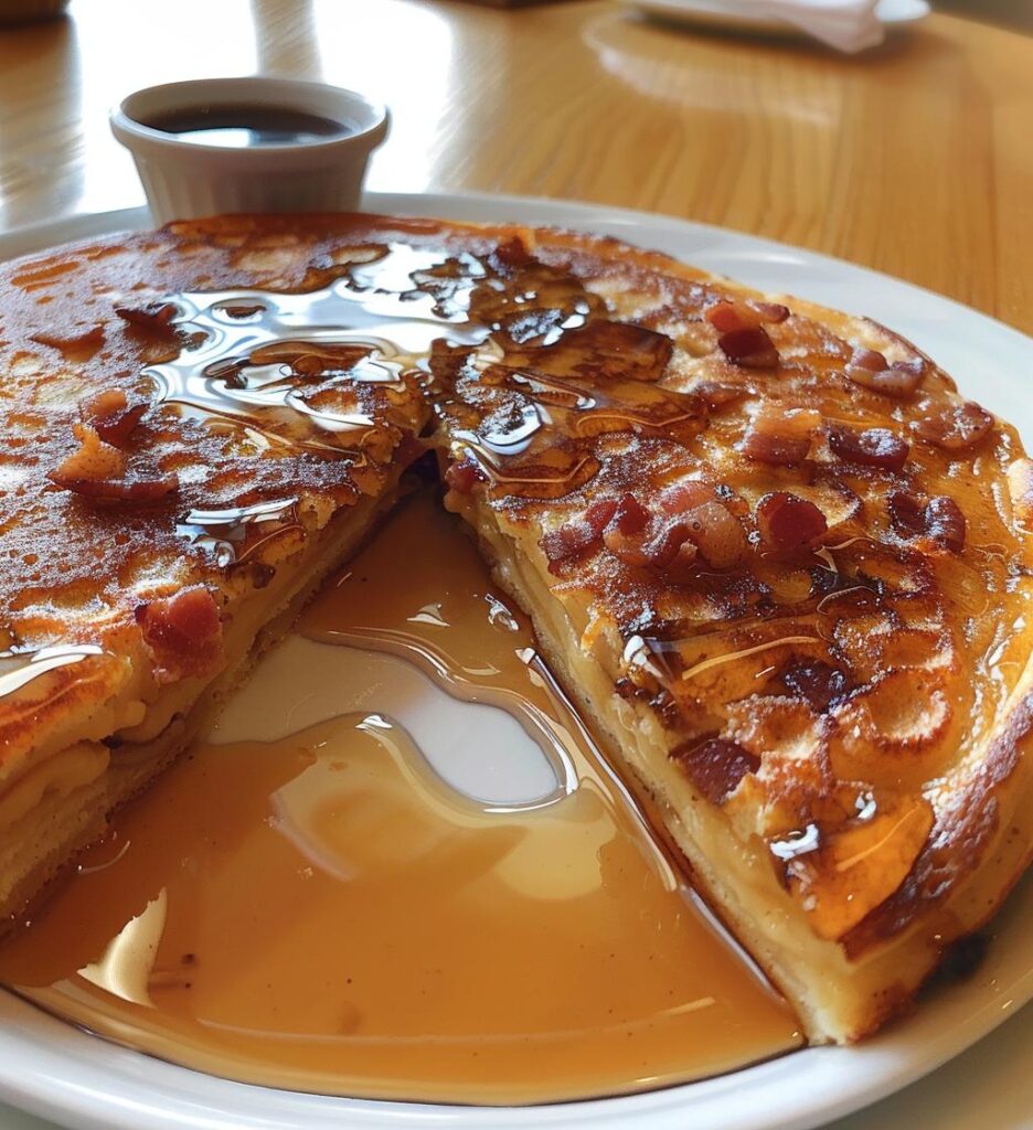Maple Bacon Pancake Bake