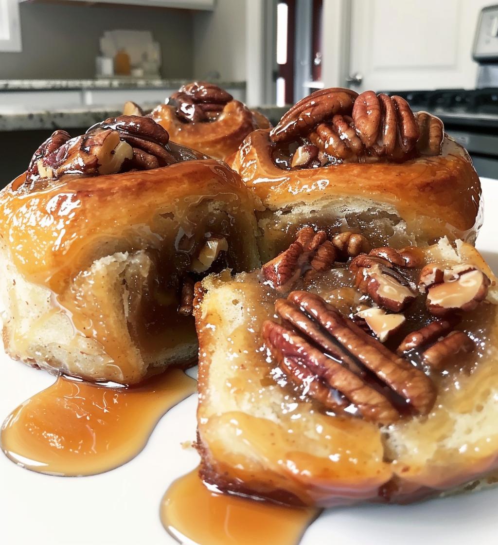 Maple Pecan Sticky Buns - detail 1