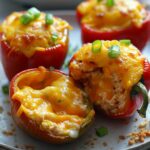 Nacho Cheese Stuffed Mini Peppers