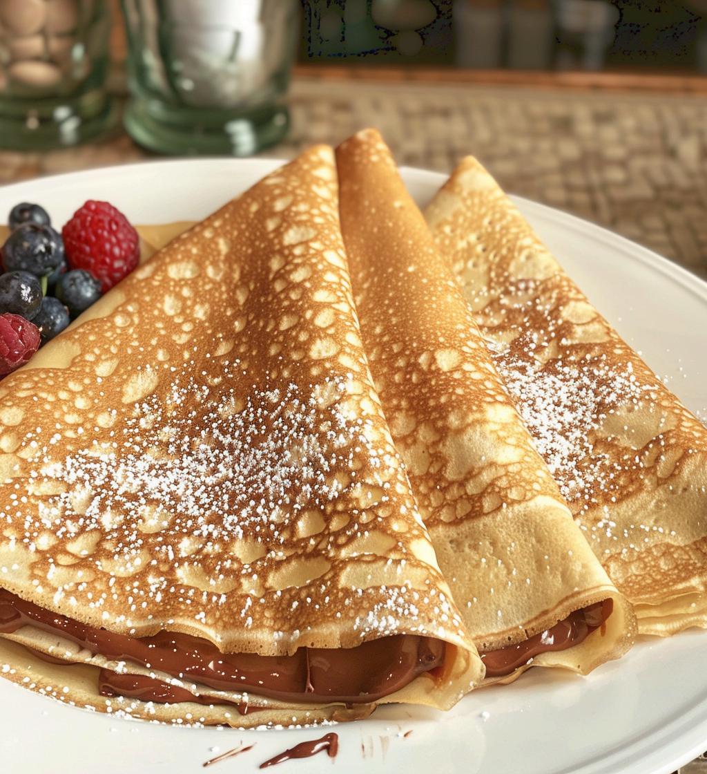 Nutella Stuffed Crepes - detail 1