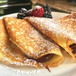 Nutella Stuffed Crepes