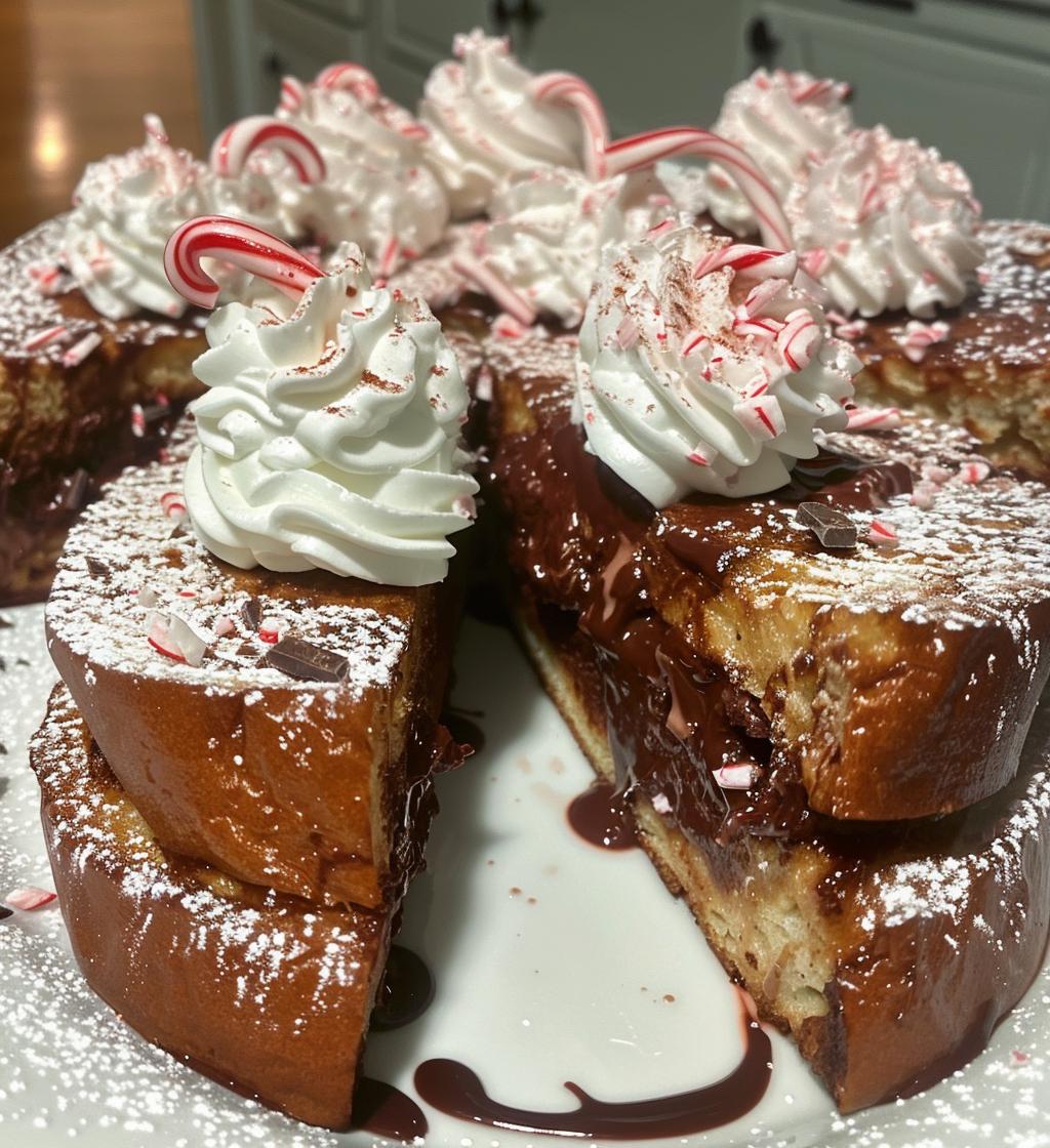 Peppermint Hot Chocolate French Toast - detail 1