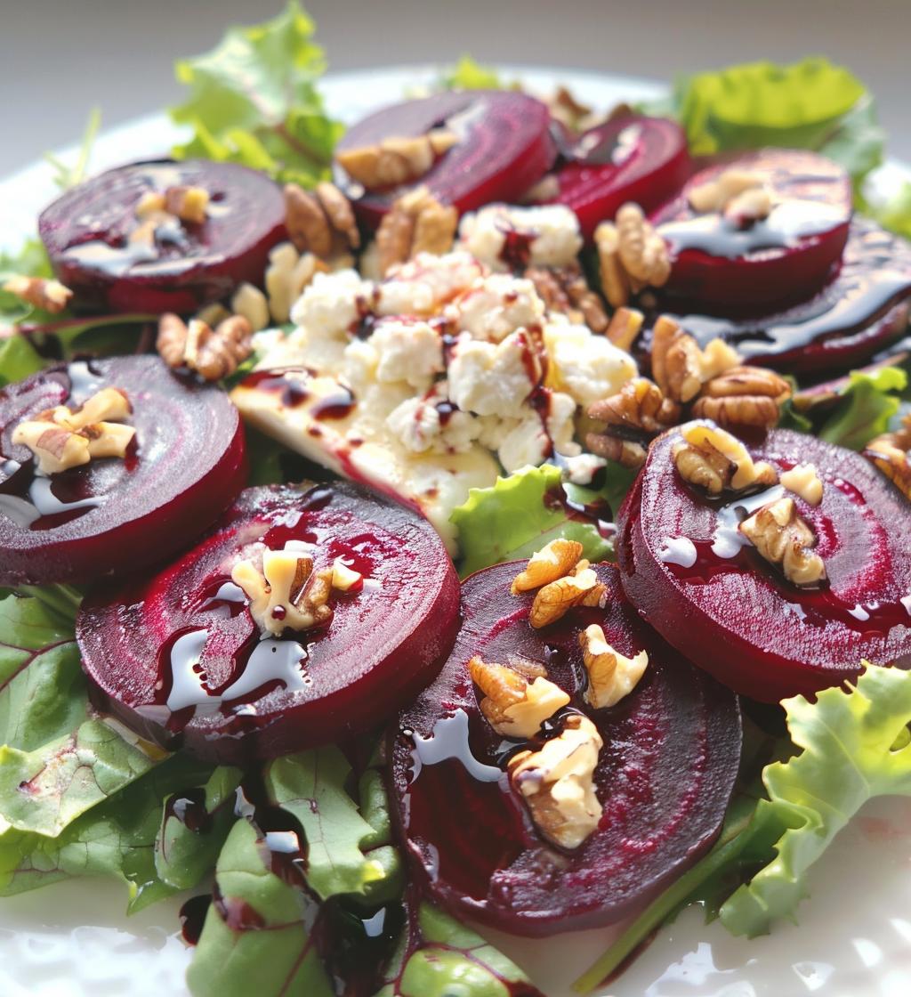 Roasted Beet & Goat Cheese Salad - detail 1