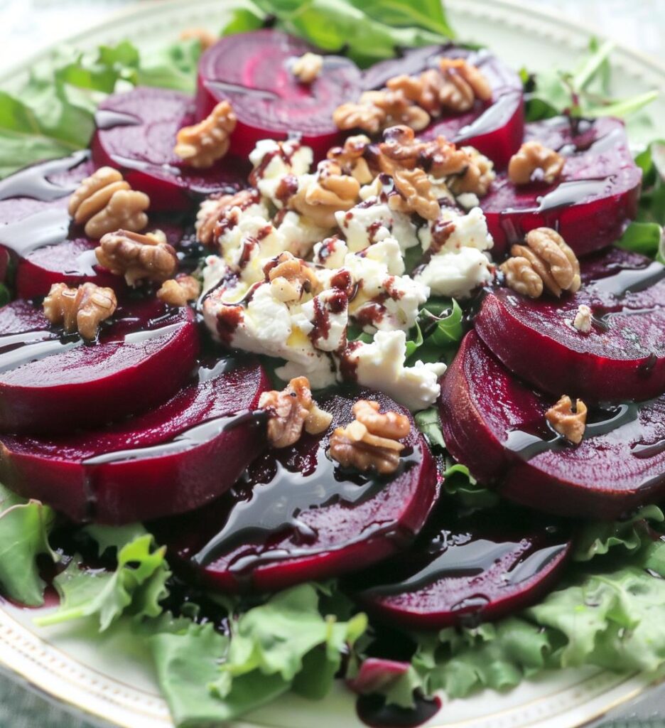 Roasted Beet & Goat Cheese Salad