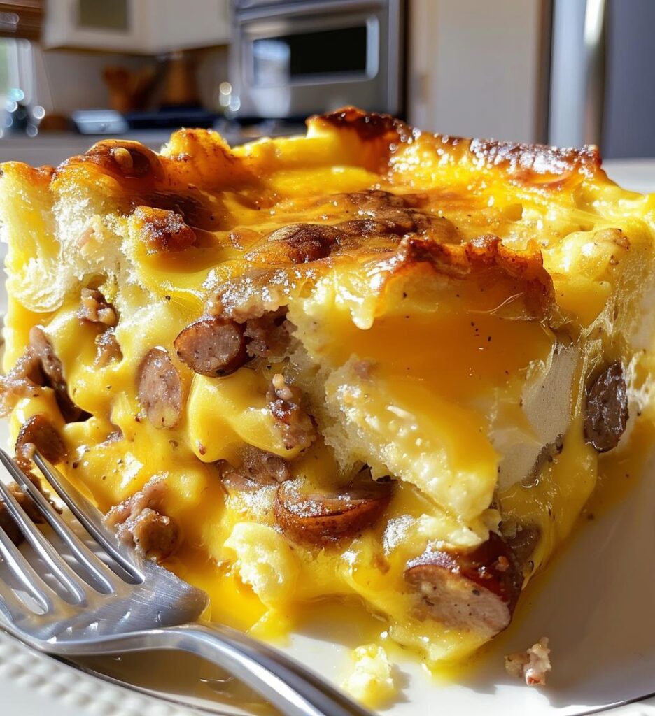 Sausage & Cheese Breakfast Casserole