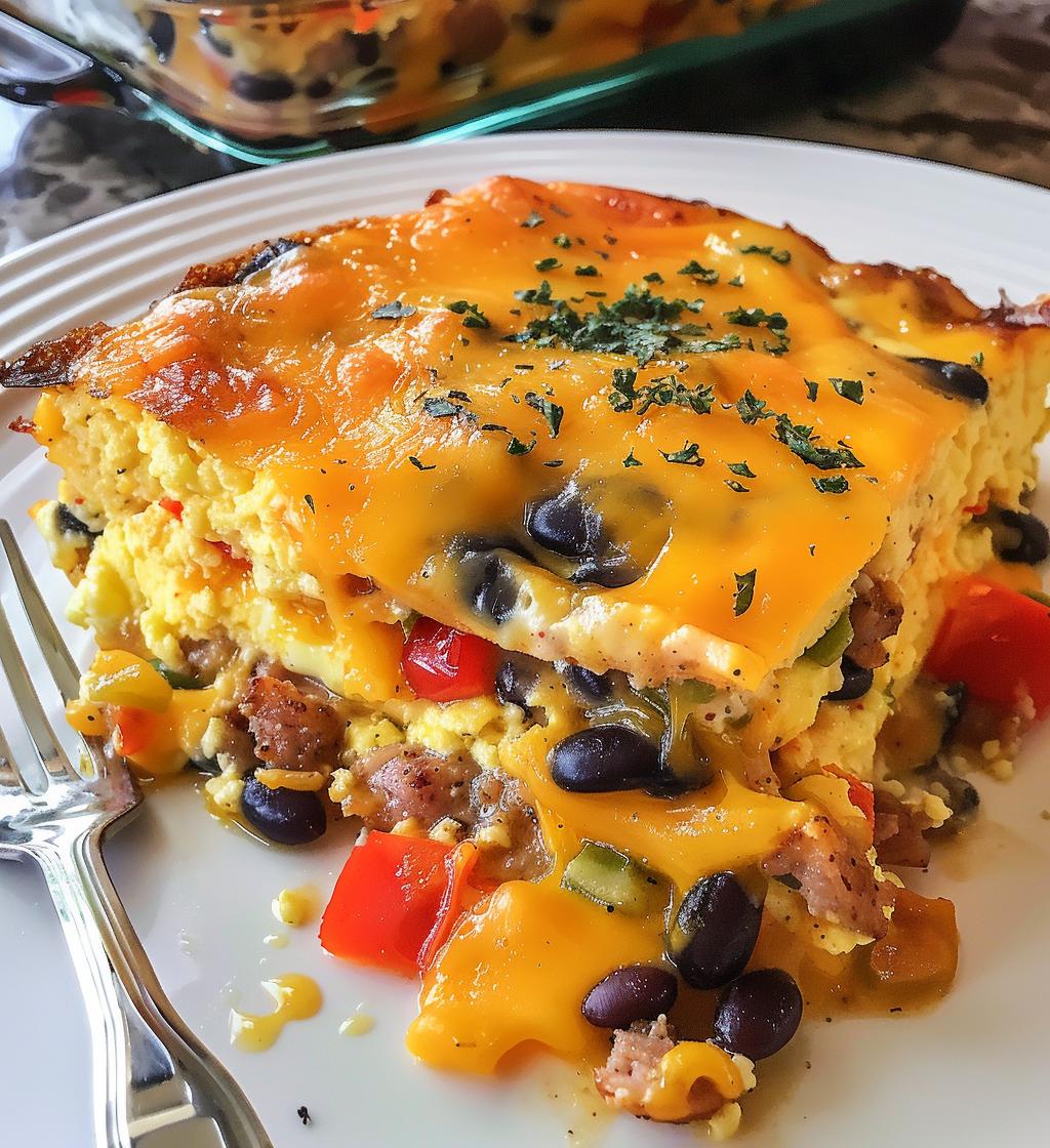 Southwestern Breakfast Casserole - detail 1