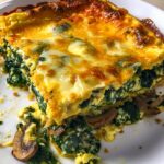 Spinach Mushroom Breakfast Casserole