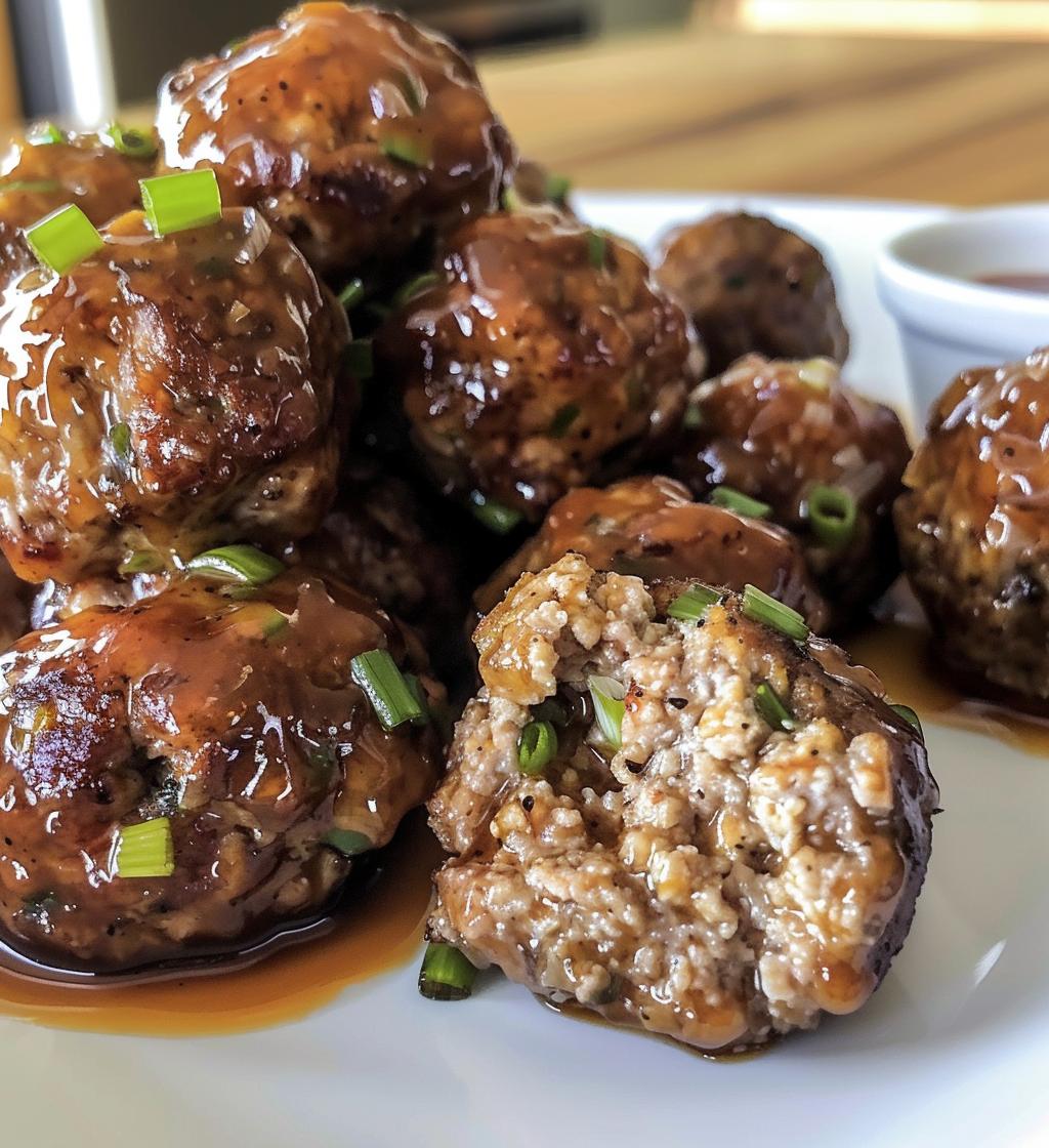 Sweet Chili Meatballs - detail 1