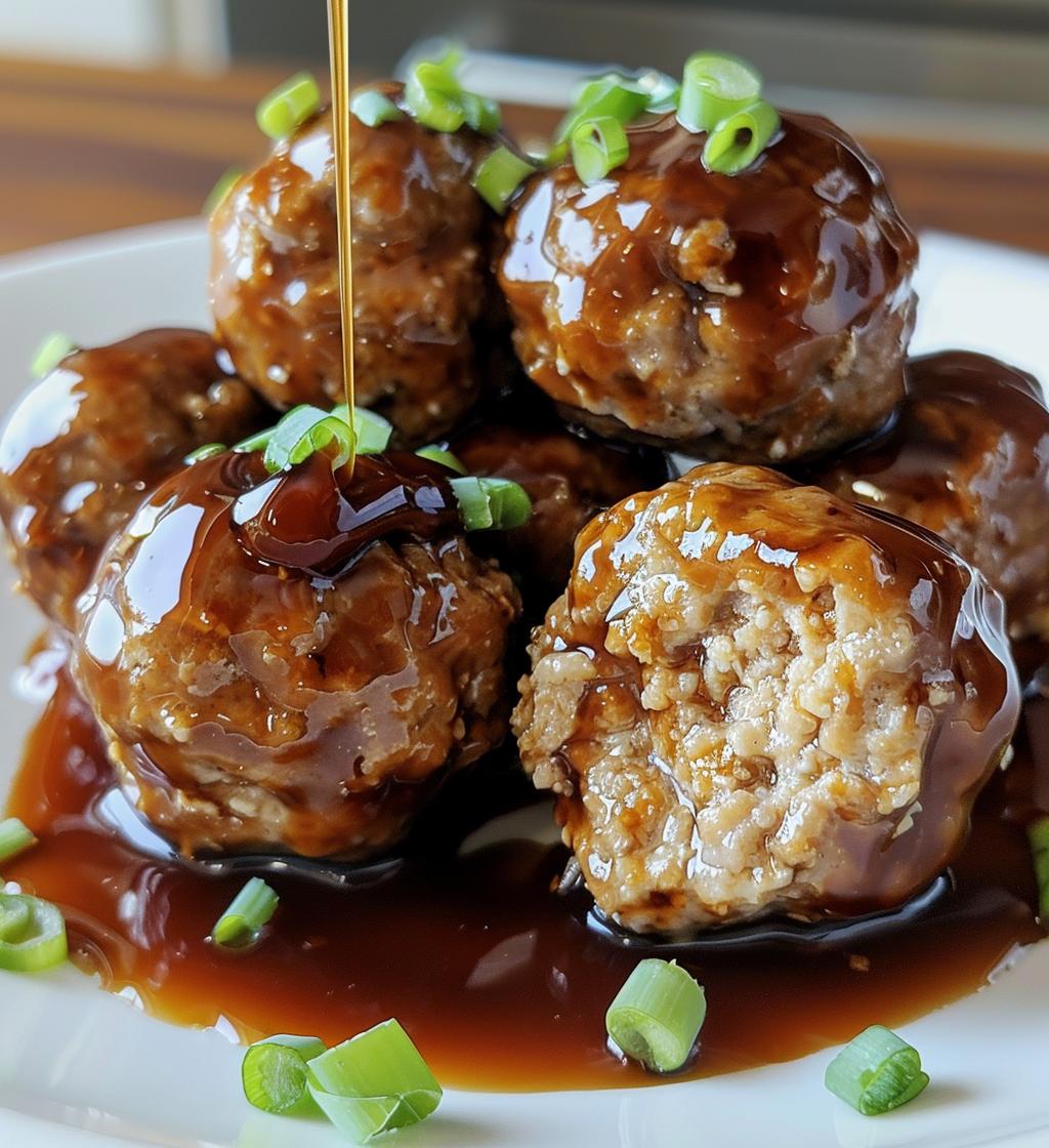 Teriyaki Chicken Meatballs - detail 1