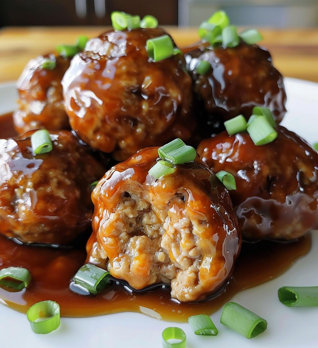 Teriyaki Chicken Meatballs