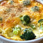 Three-Cheese Broccoli Bake