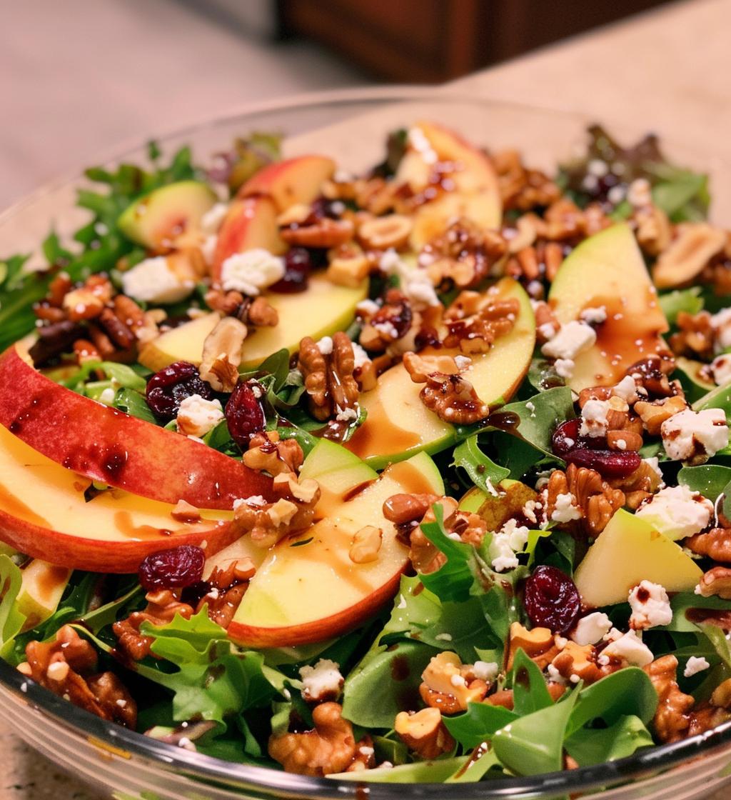 Winter Apple Walnut Salad