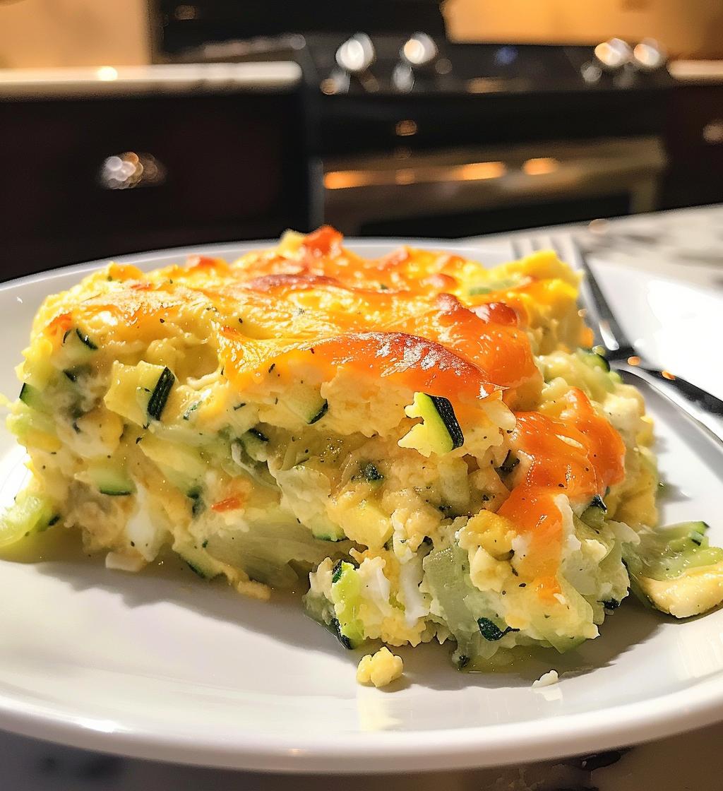Zucchini Egg Breakfast Bake