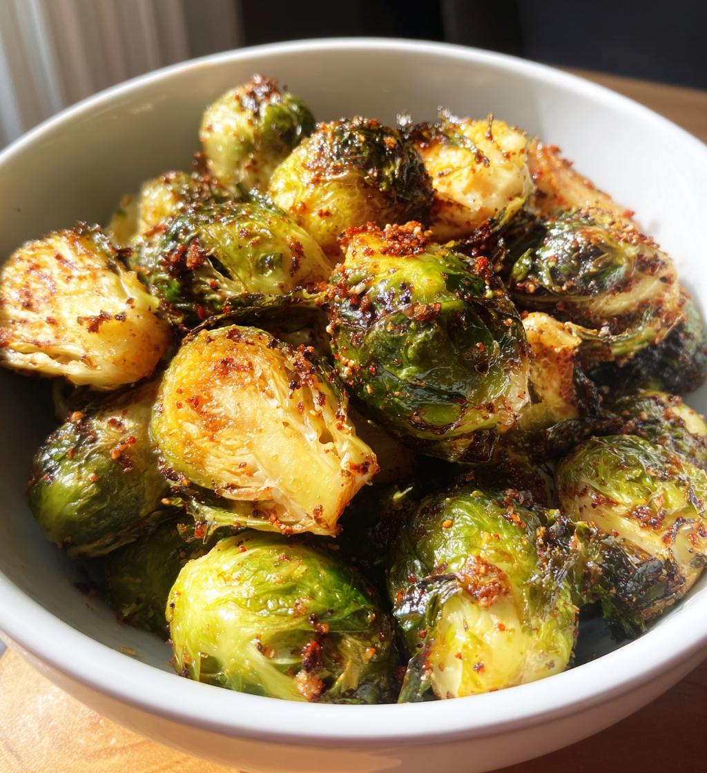 air fryer brussels sprouts