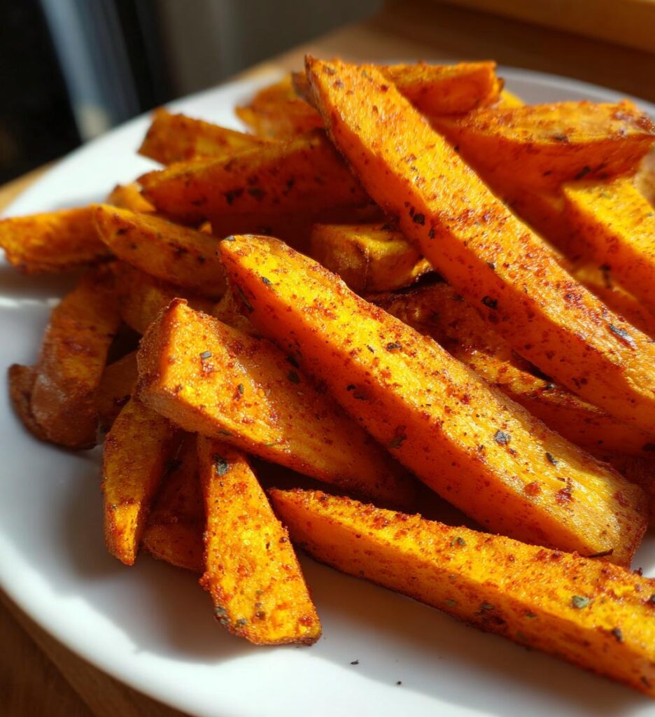 air fryer sweet potato wedges