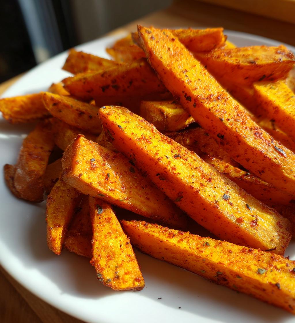 air fryer sweet potato wedges
