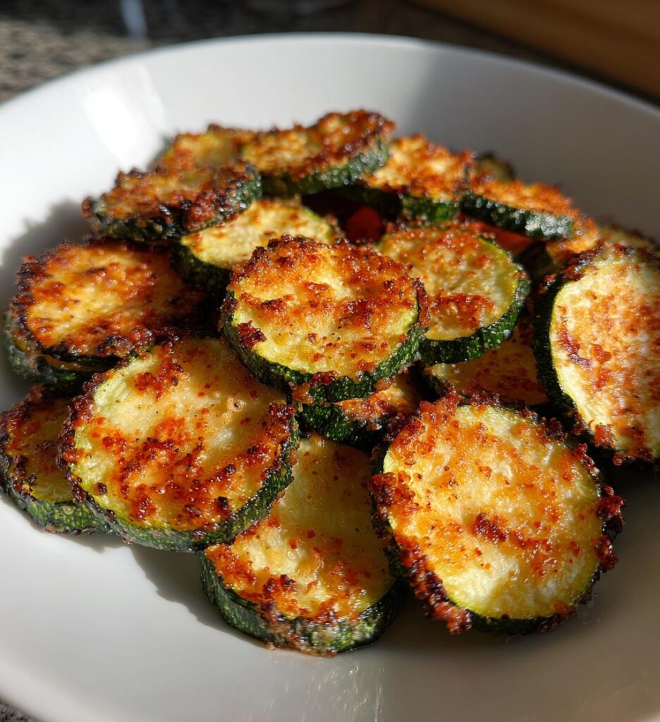 air fryer zucchini chips