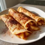 apple cinnamon crepes vegan gluten free