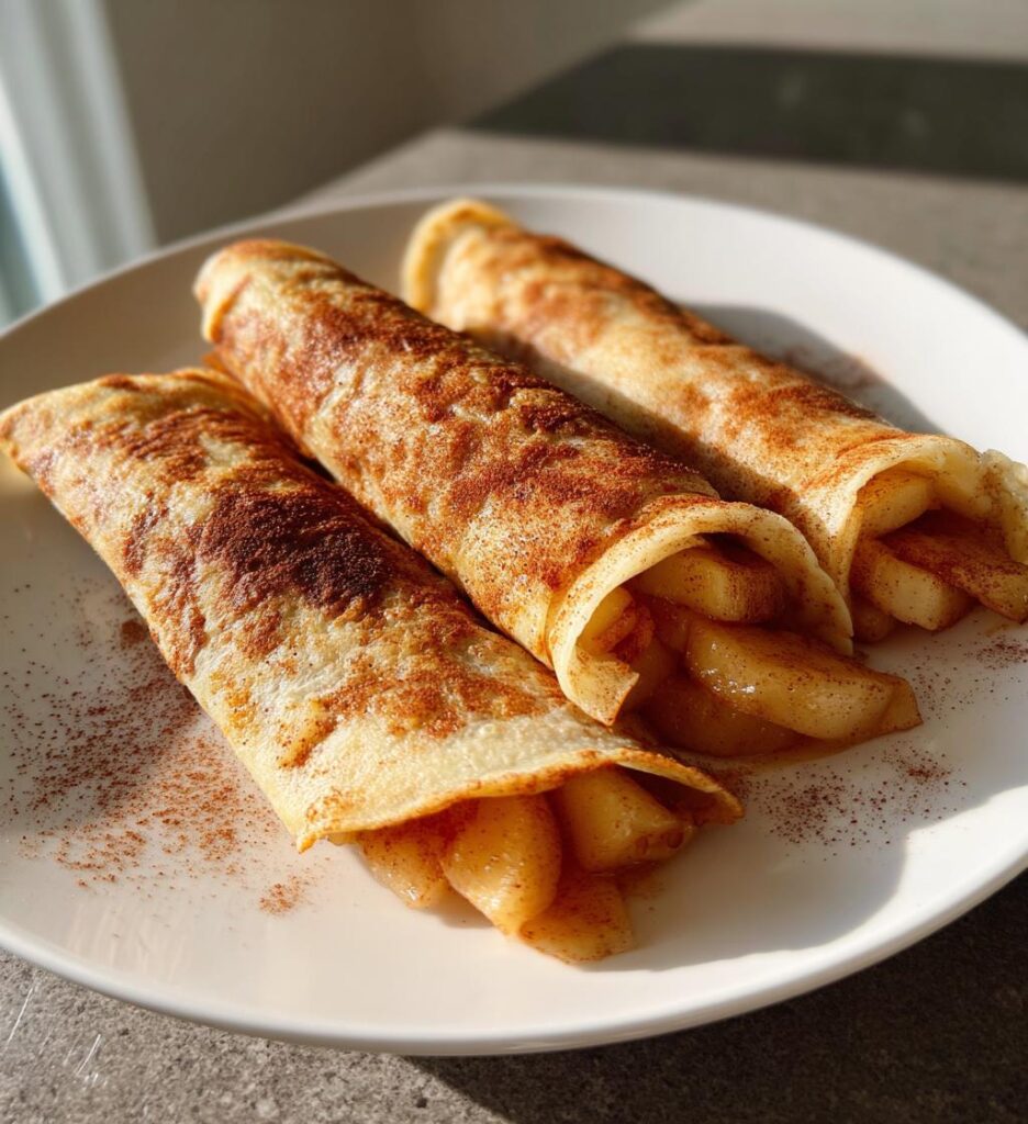 apple cinnamon crepes vegan gluten free