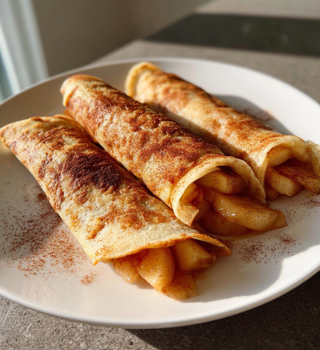 apple cinnamon crepes vegan gluten free