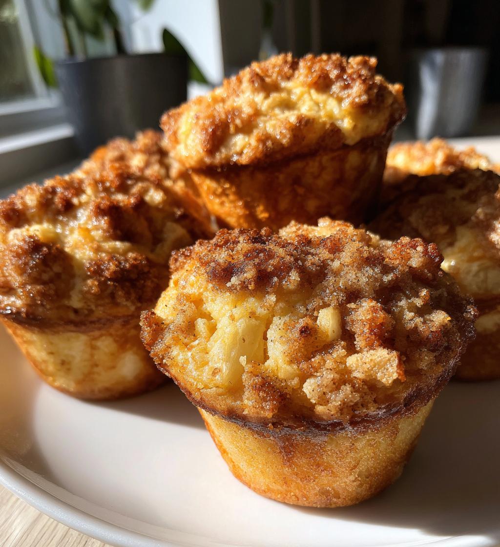 apple crumble muffins - detail 1