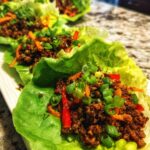 asian style ground beef lettuce wraps