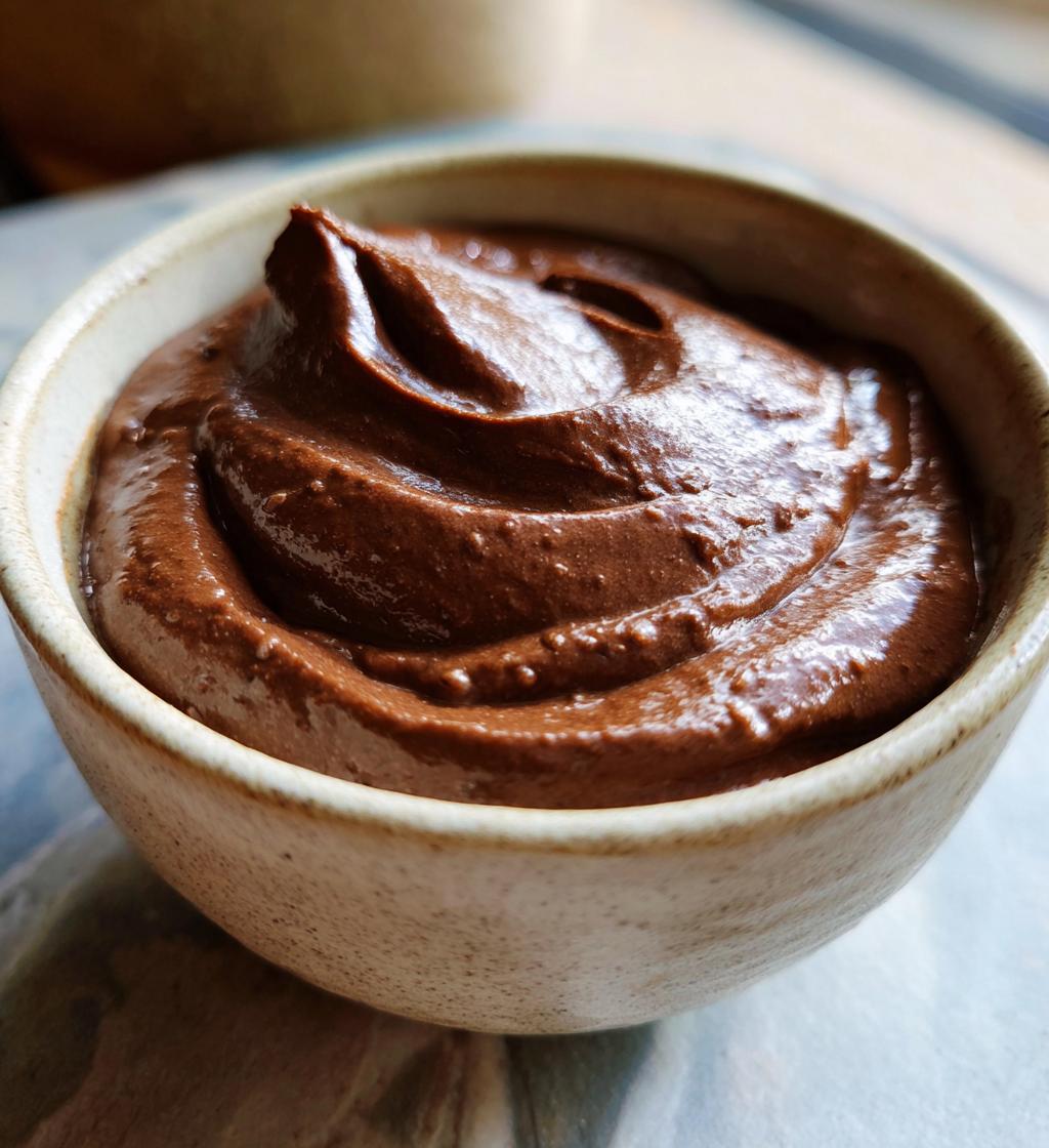 avocado chocolate pudding - detail 1