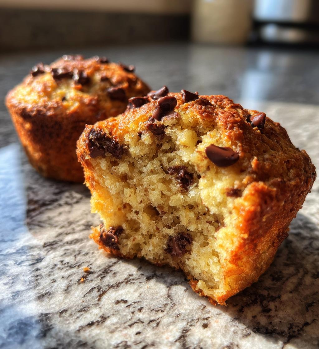 banana chocolate chip muffins