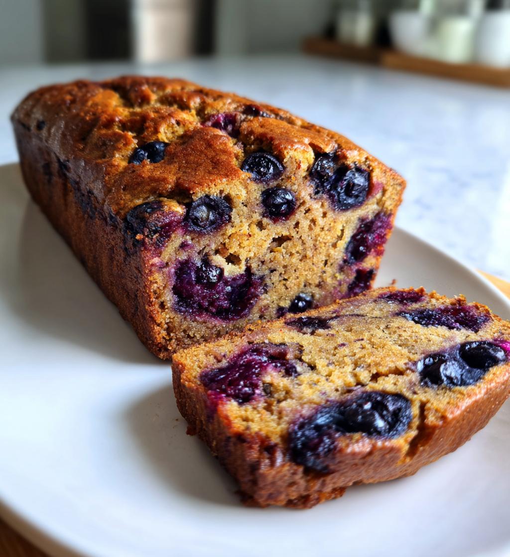 blueberry banana bread vegan gluten free