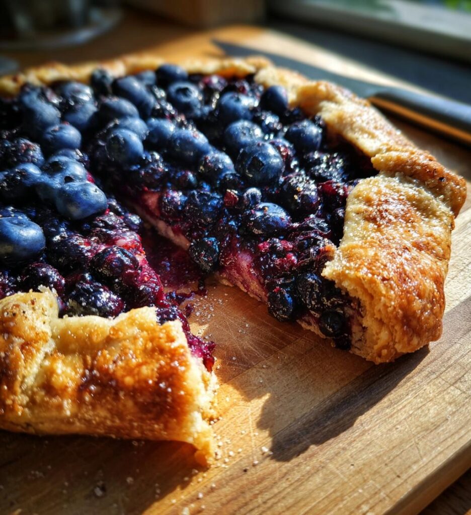 blueberry galette