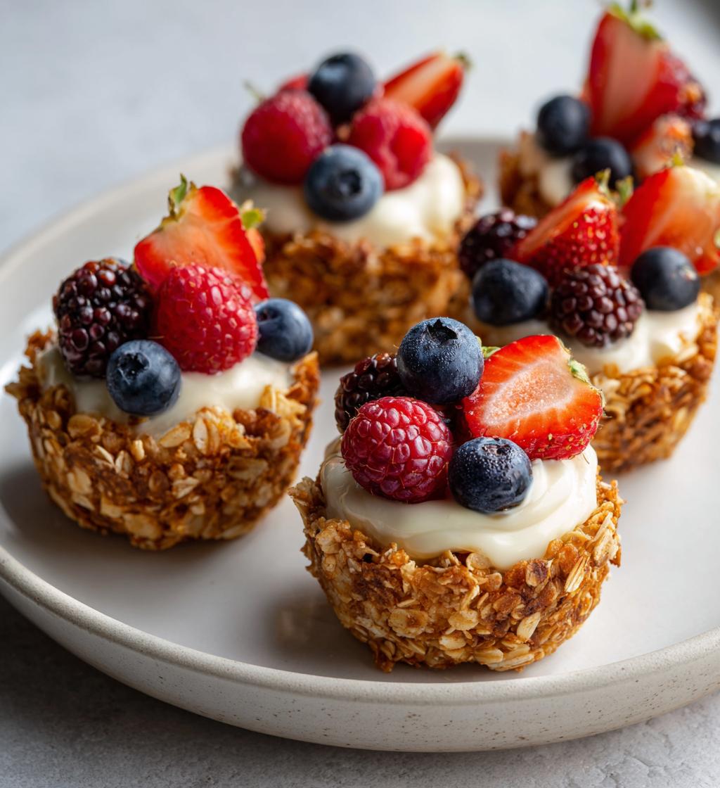 breakfast granola cups - detail 1