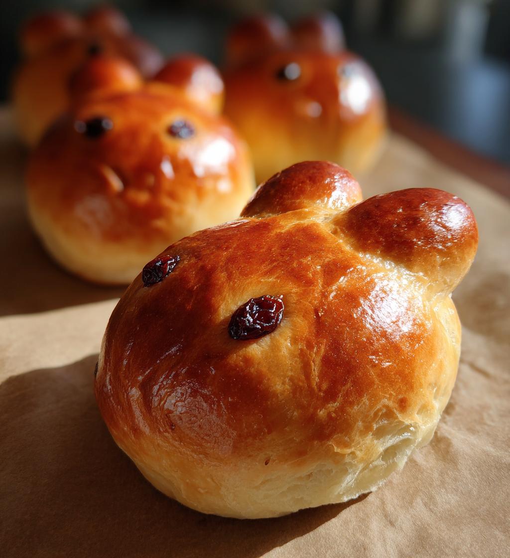 bunny buns for easter - detail 1