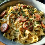 cajun smoked sausage alfredo pasta recipe