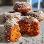 carrot cake donuts vegan gluten free