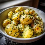 cheesy boiled baby potatoes