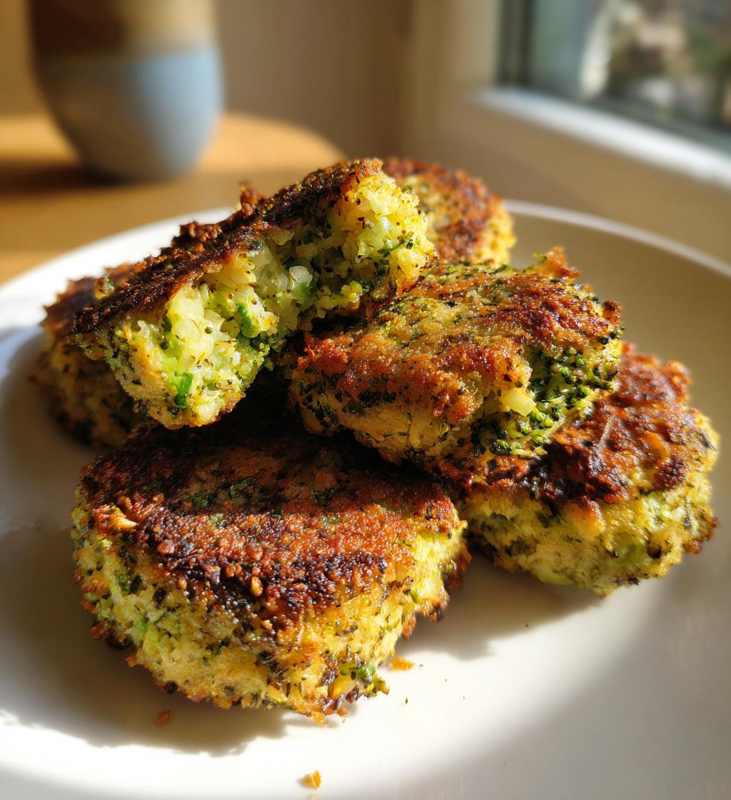 chickpea broccoli nuggets