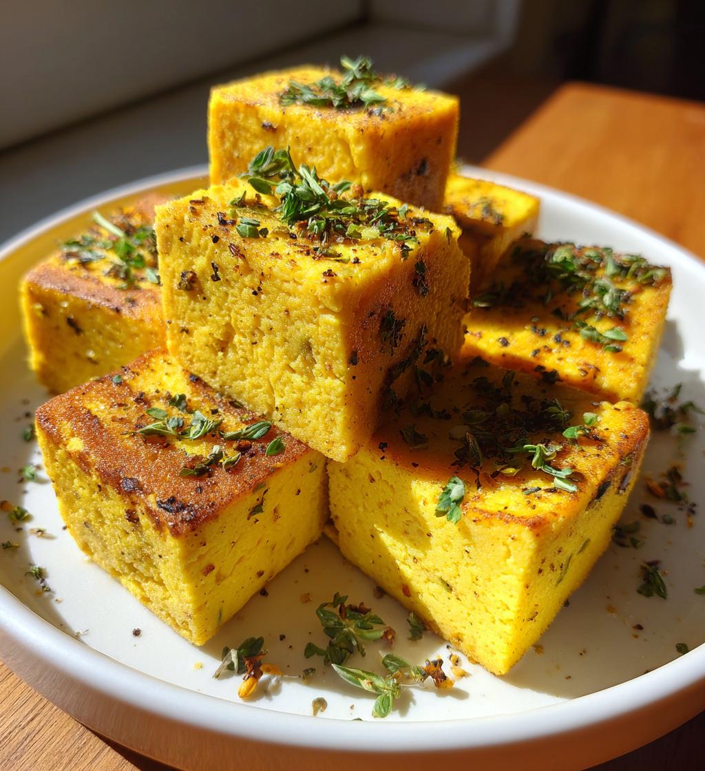 chickpea tofu - detail 1