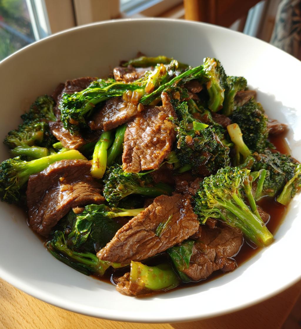 chinese beef and broccoli